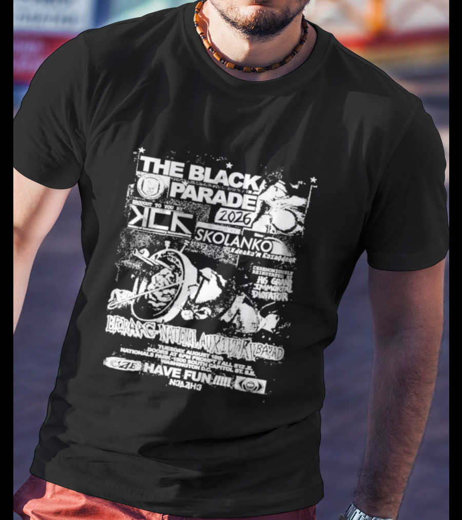 The Black Parade 2026 Briraag National Auxiliary Bayad Presented By Skolanko T-Shirt