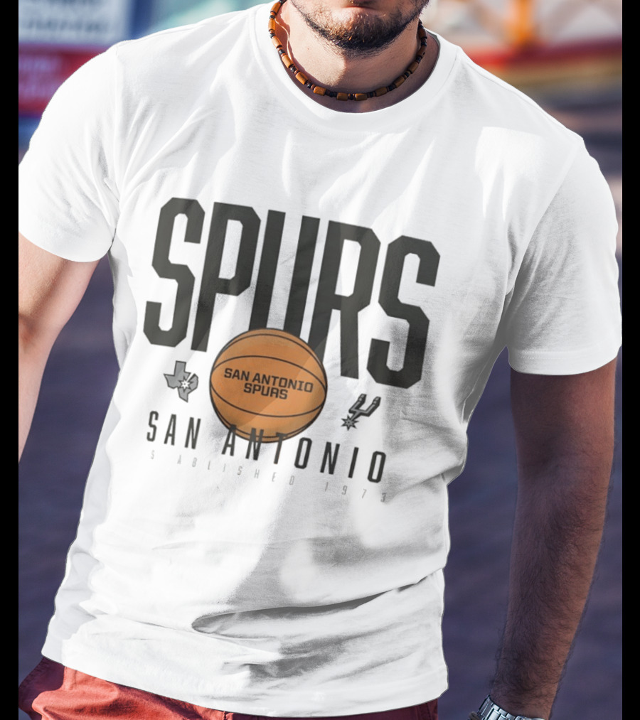 San Antonio Spurs Established 1973 Basketball Texas T-Shirt
