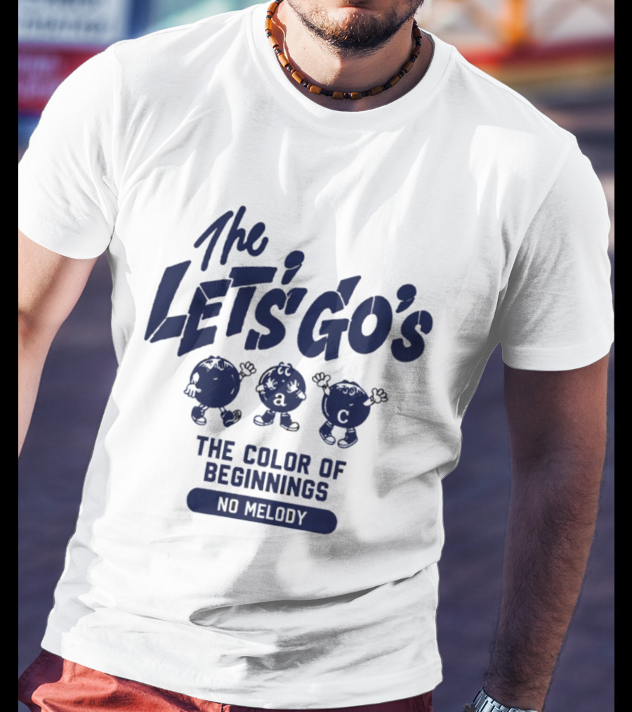The Let's Go's The Color Of Beginnings No Melody Music T-Shirt