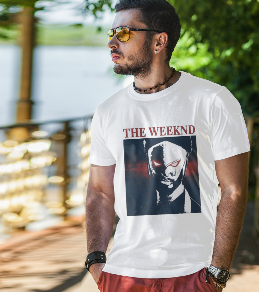 The Weeknd Suda51 Mask Concept Art London August 2026 T-Shirt