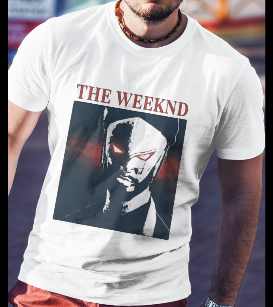 The Weeknd Suda51 Mask Concept Art London August 2026 T-Shirt