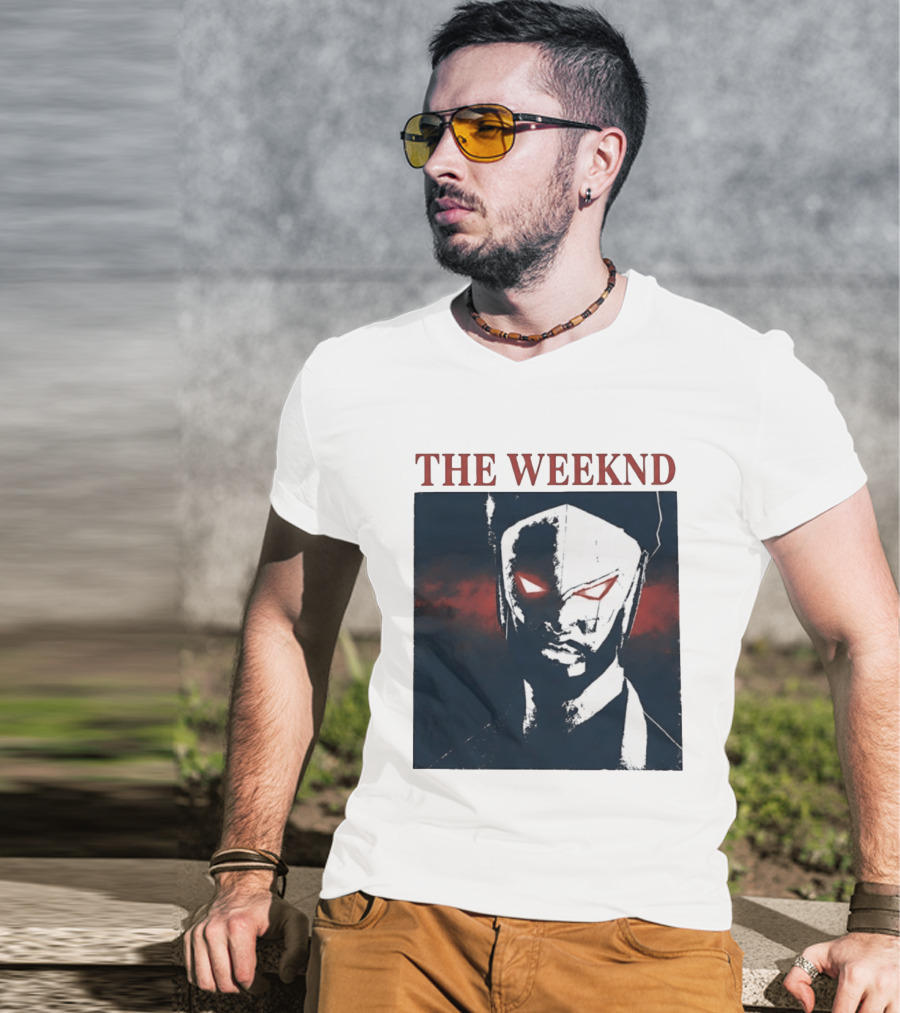The Weeknd Suda51 Mask Concept Art London August 2026 T-Shirt