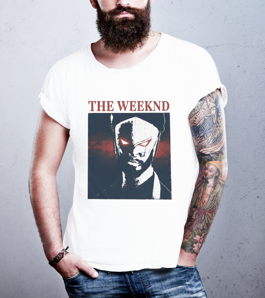 The Weeknd Suda51 Mask Concept Art London August 2026 T-Shirt