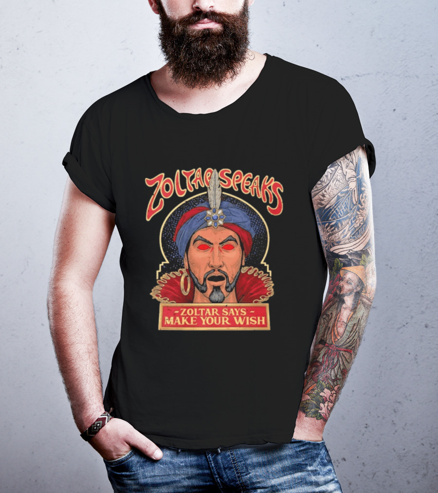 Zoltar Speaks Zoltar Says Make Your Wish Fortune Teller T-Shirt