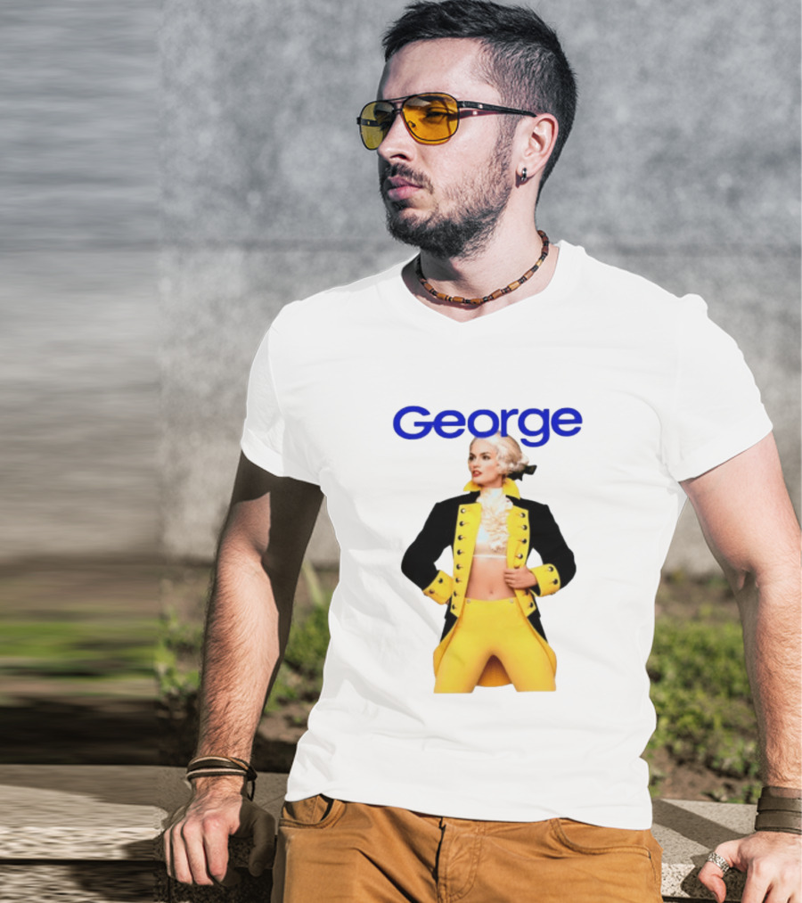 George Founding Fathers Historical Costume Colonial Attire T-Shirt