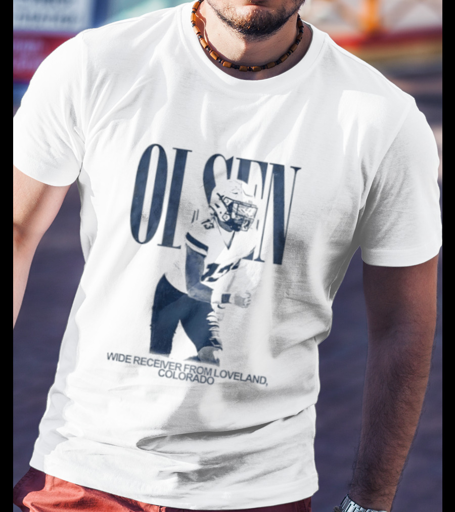Olsen Wide Receiver Loveland Colorado Player Football T-Shirt