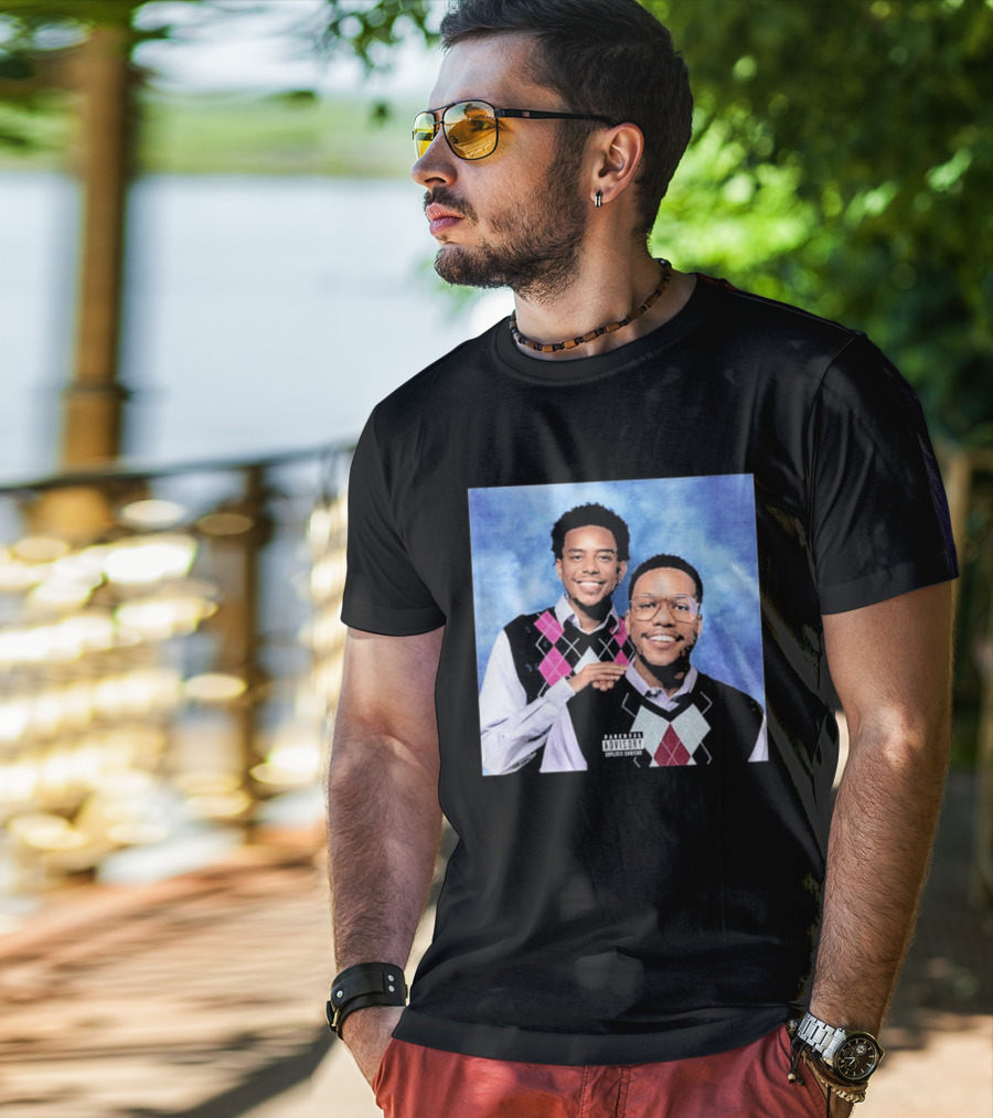 Anderson Paak Cordae Step Brothers Parody Album Cover T-Shirt