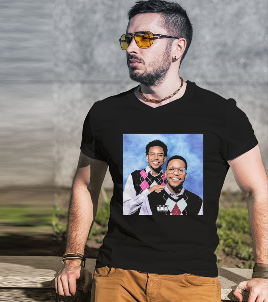 Anderson Paak Cordae Step Brothers Parody Album Cover T-Shirt