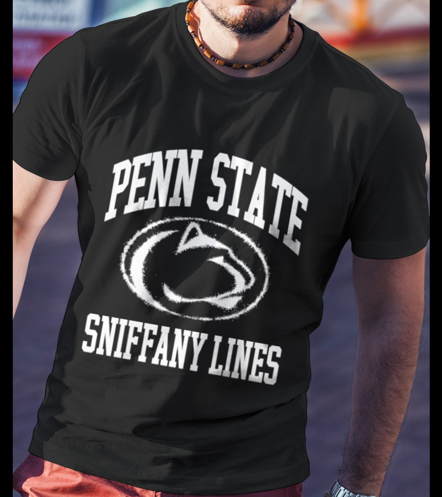 Penn State Sniffany Lines Nittany Lions Football T-Shirt