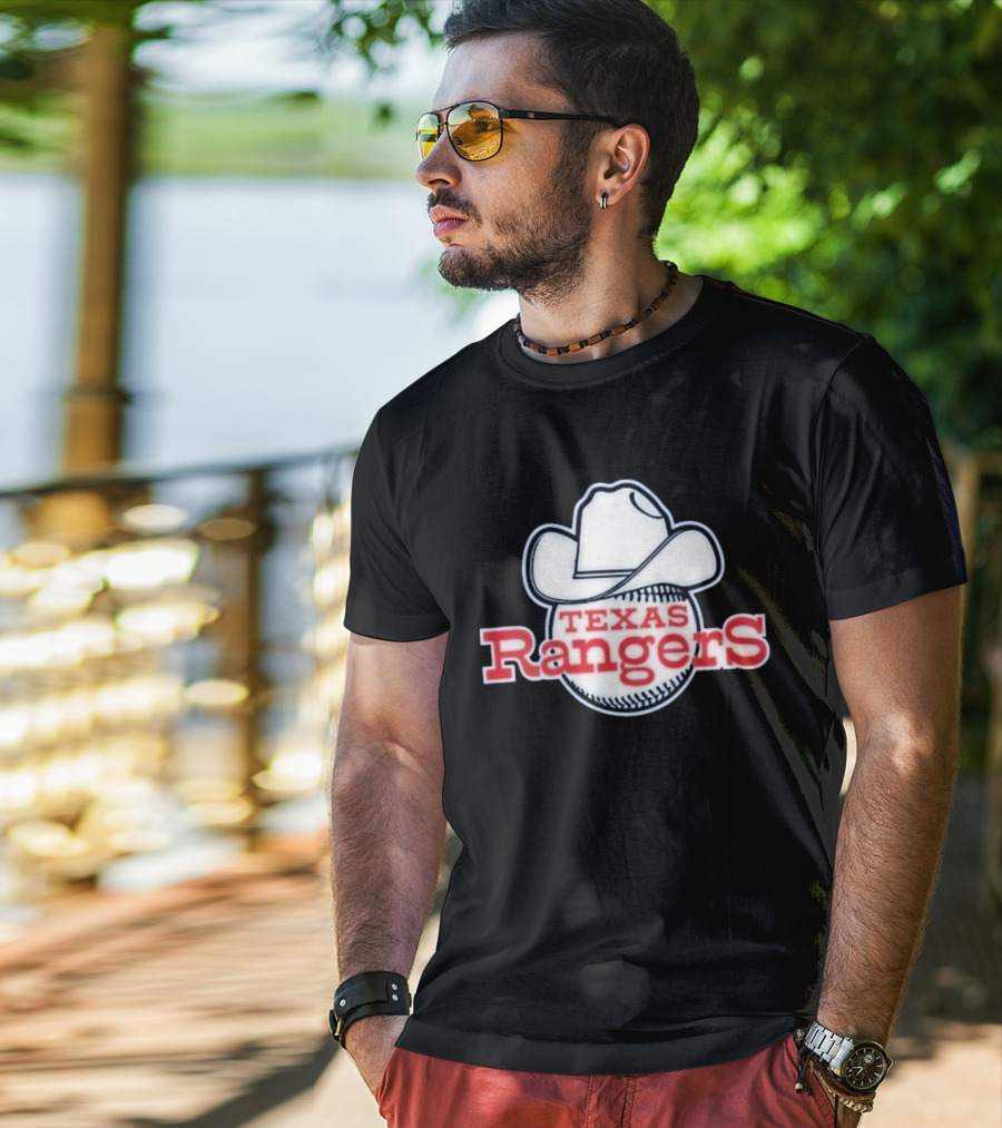 Texas Rangers 2026 Windbreaker Cowboy Hat Baseball T-Shirt