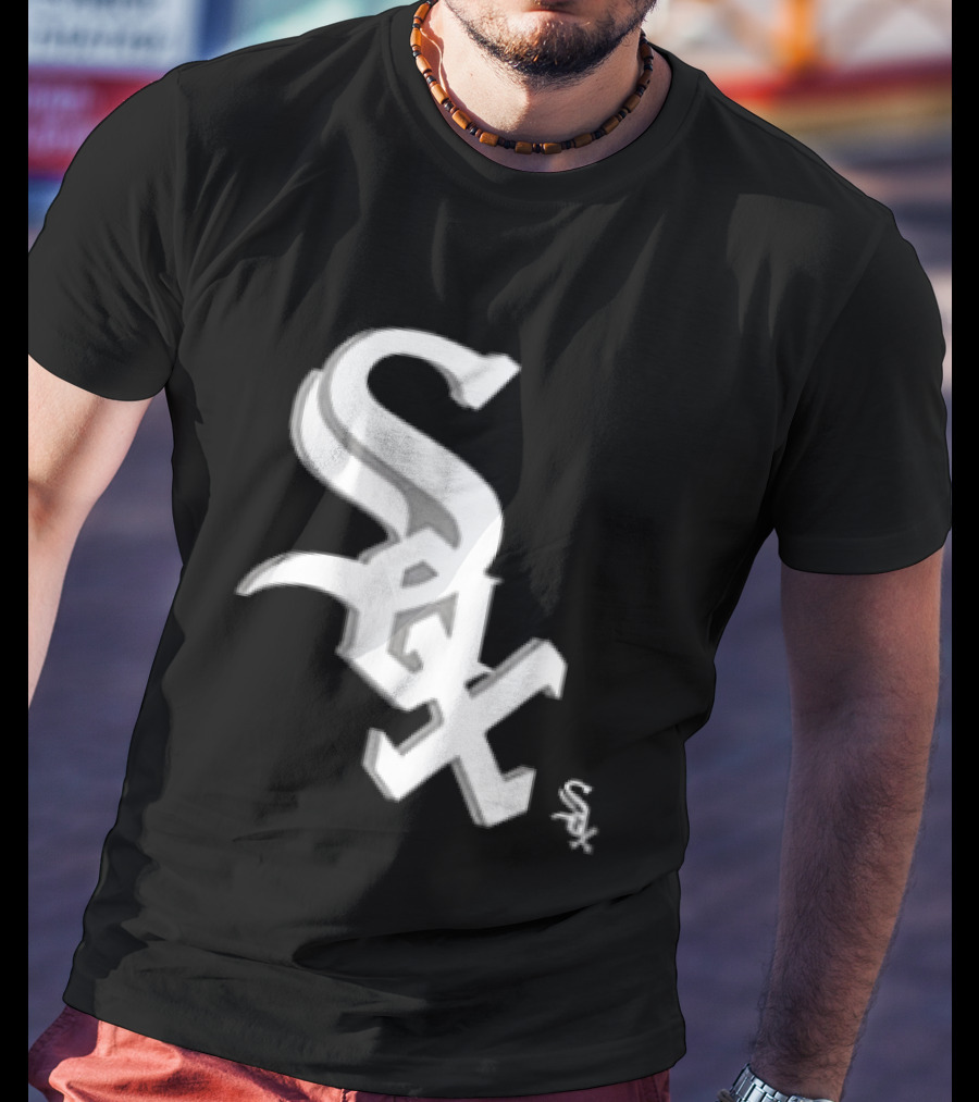 Chicago White Sox Cartoon 2 Sided Sox T-Shirt