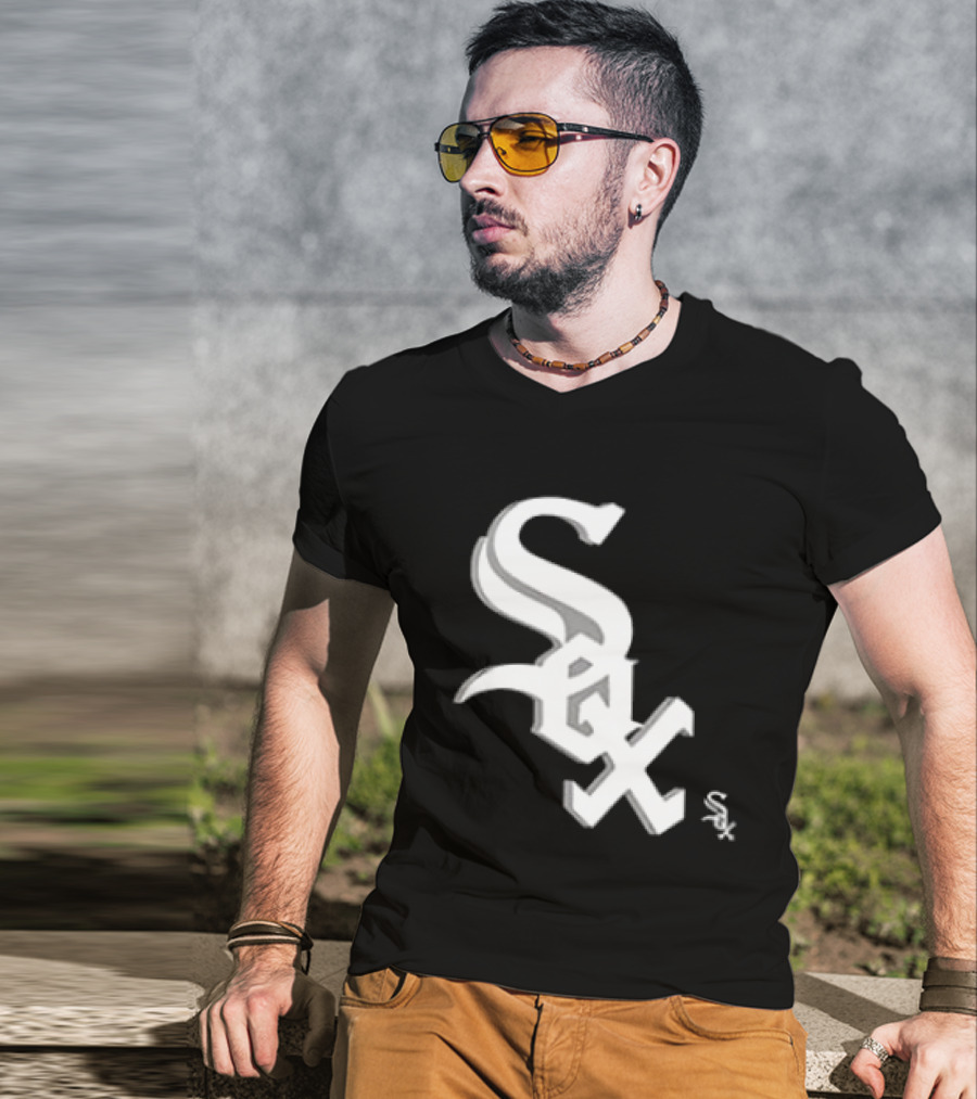 Chicago White Sox Cartoon 2 Sided Sox T-Shirt