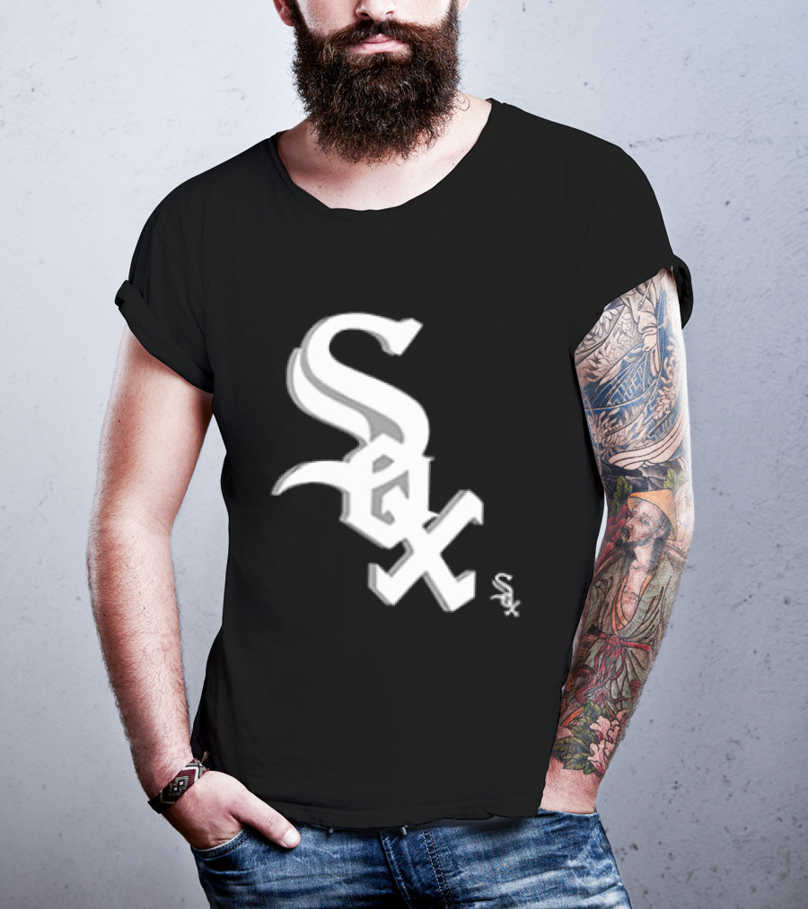 Chicago White Sox Cartoon 2 Sided Sox T-Shirt