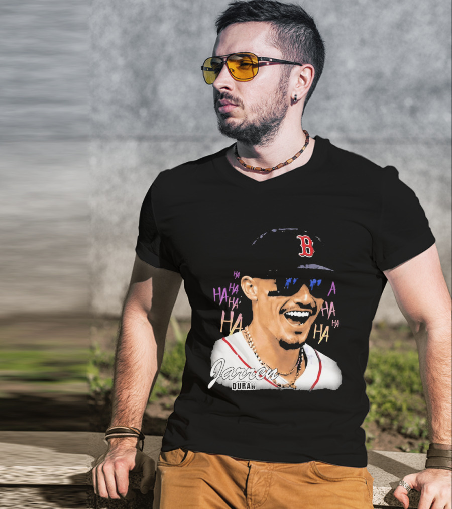Jarren Duran They Laughed I Kept Going Boston Baseball Humor T-Shirt