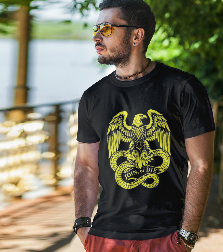 Join Or Die Eagle Snake T-Shirt