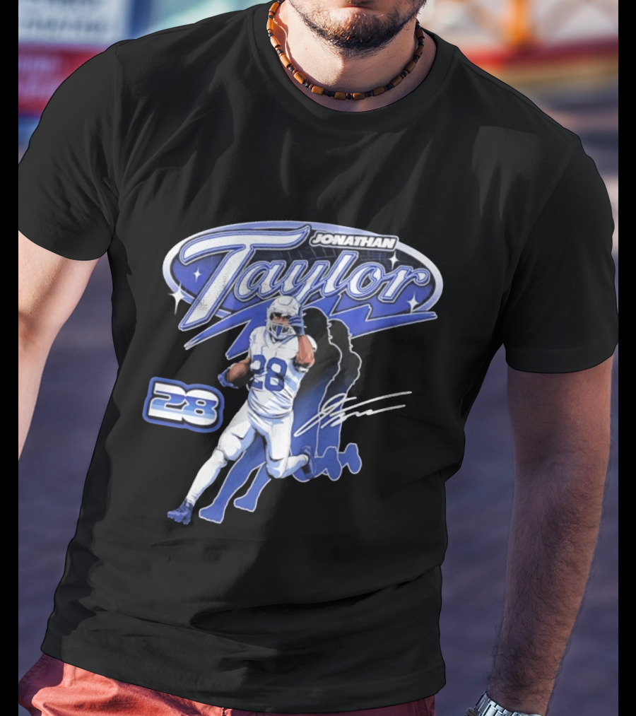 Jonathan Taylor 28 Indianapolis Colts Future Running Back T-Shirt