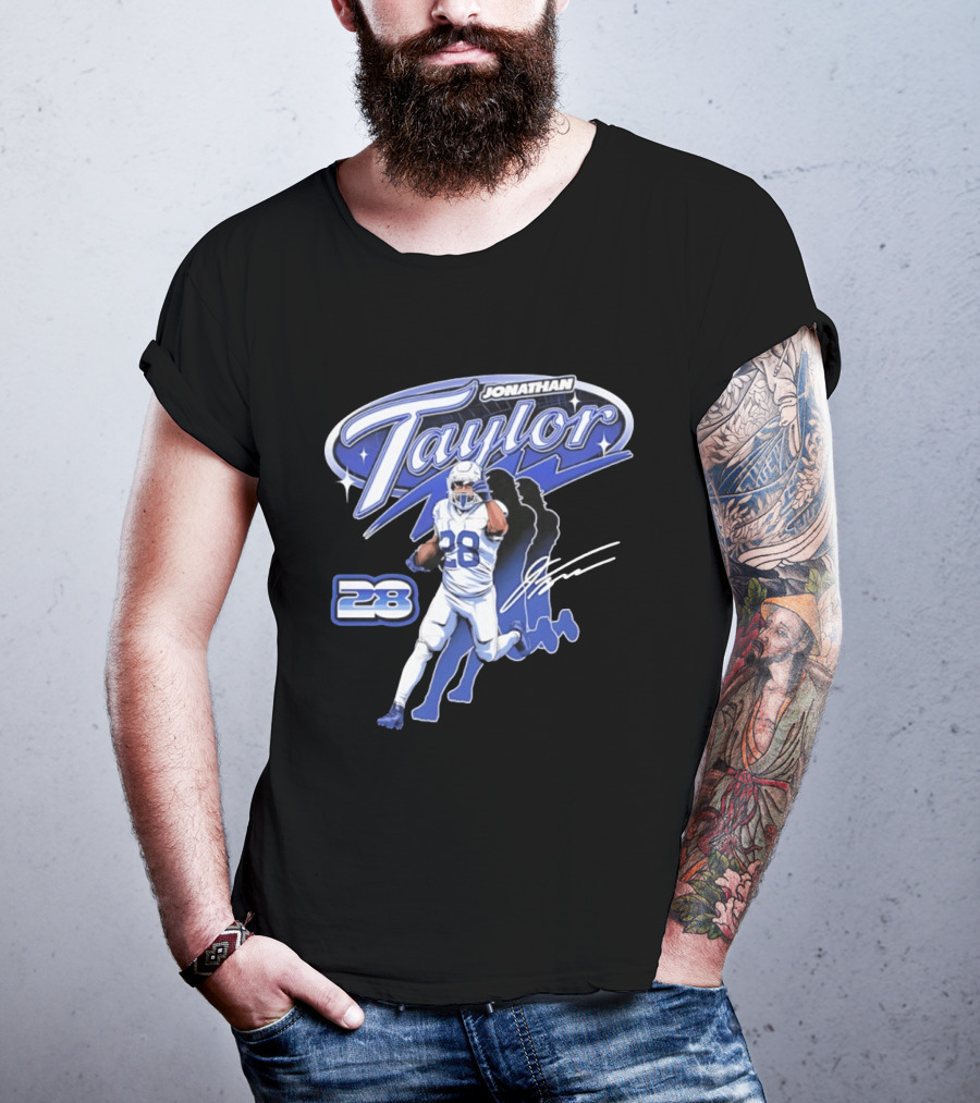 Jonathan Taylor 28 Indianapolis Colts Future Running Back T-Shirt
