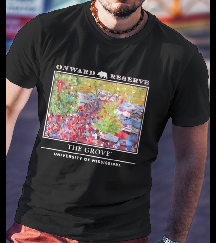 Onward Reserve The Grove University Of Mississippi Tailgate Scene T-Shirt