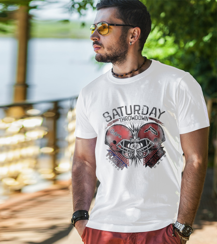 Saturday Showdown Florida Gators Vs Florida Atlantic Owls 2026 T-Shirt