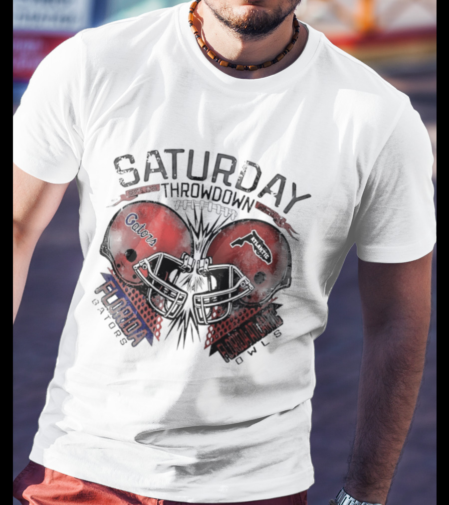 Saturday Showdown Florida Gators Vs Florida Atlantic Owls 2026 T-Shirt