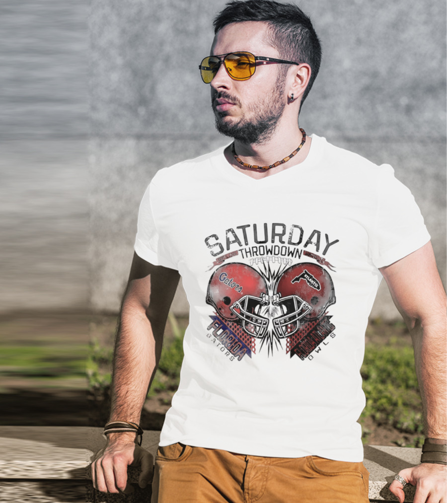 Saturday Showdown Florida Gators Vs Florida Atlantic Owls 2026 T-Shirt
