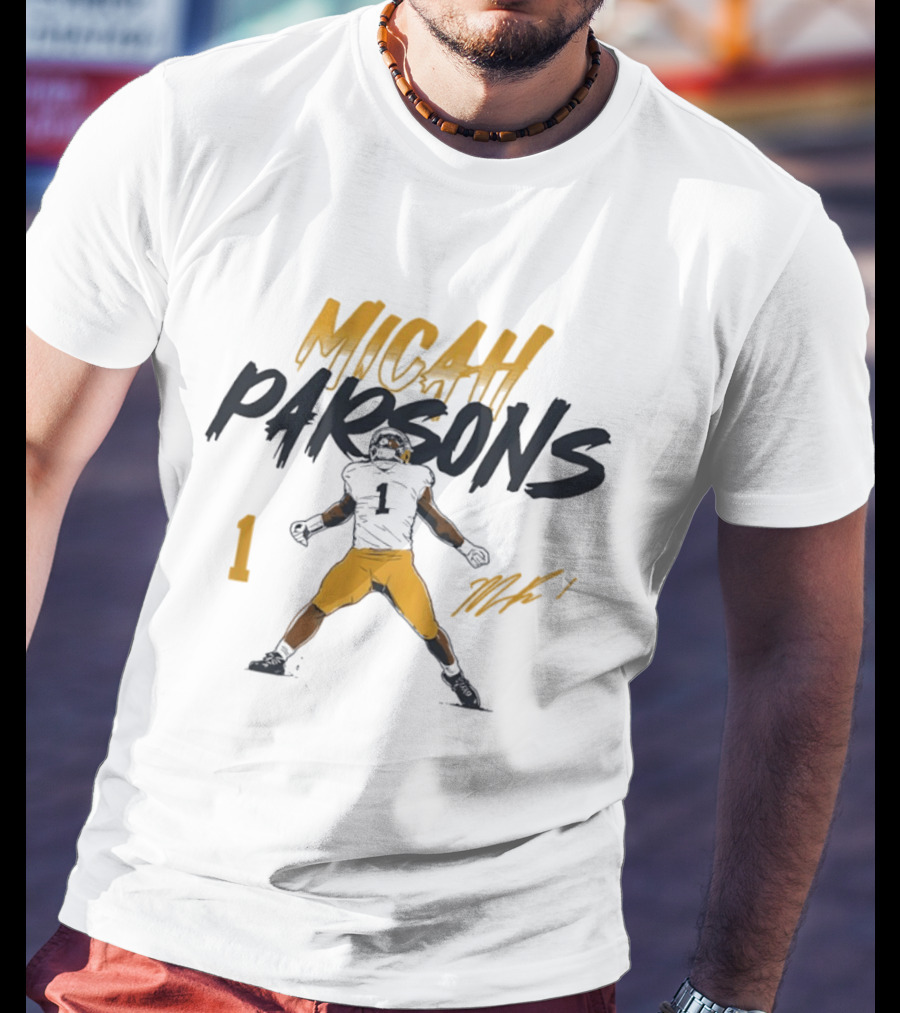 Micah Parsons 1 The Green Bay Packers Pose 2026 T-Shirt