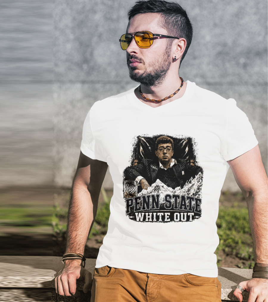 Penn State White Out Pablo Pledge Escobar Mountain Scene T-Shirt