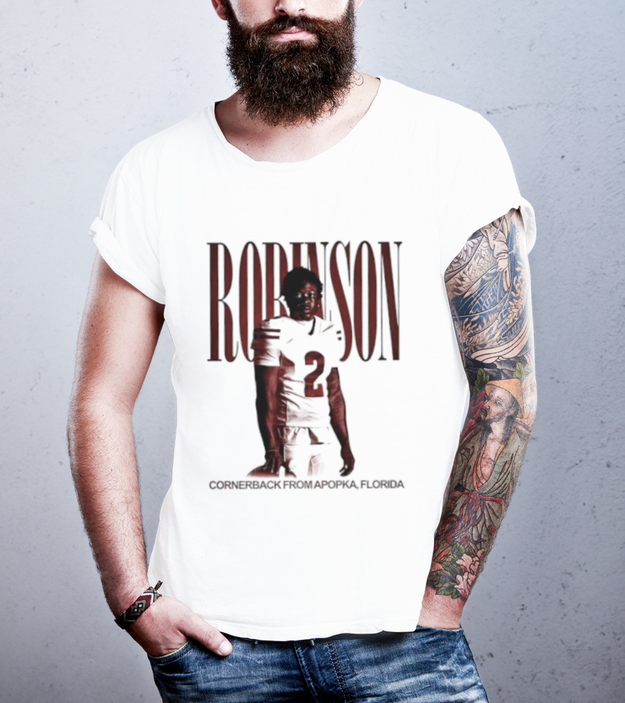 Robinson Football Cornerback From Apopka Florida T-Shirt
