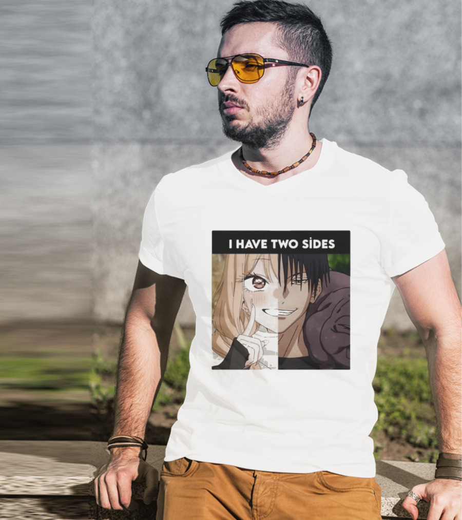 I Have Two Sides Toji Fushiguro And Marin Kitagawa Manga Characters T-Shirt