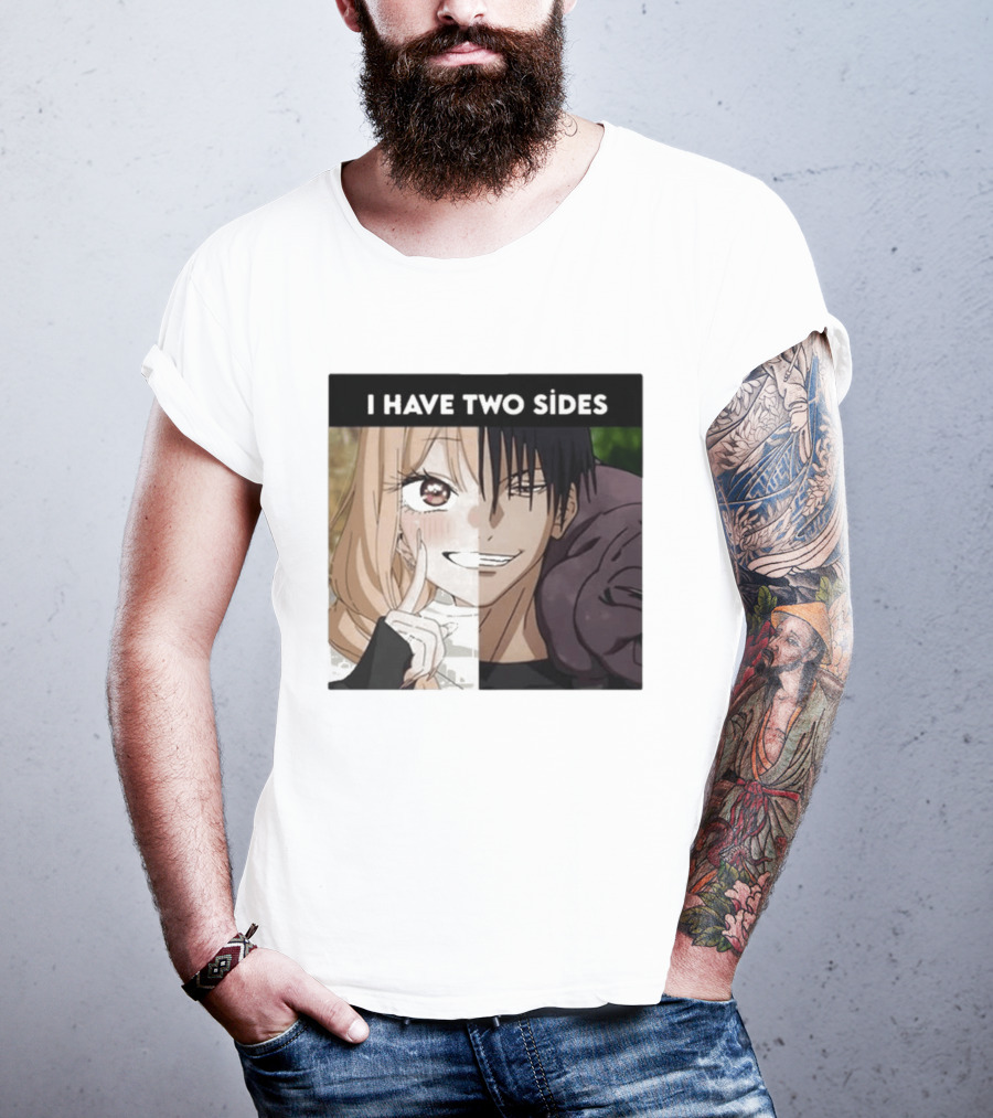 I Have Two Sides Toji Fushiguro And Marin Kitagawa Manga Characters T-Shirt