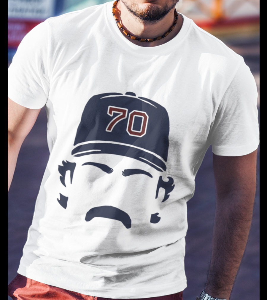Tolle Time Stache Payton Tolle 70 Boston Red Sox Cap Moustache T-Shirt