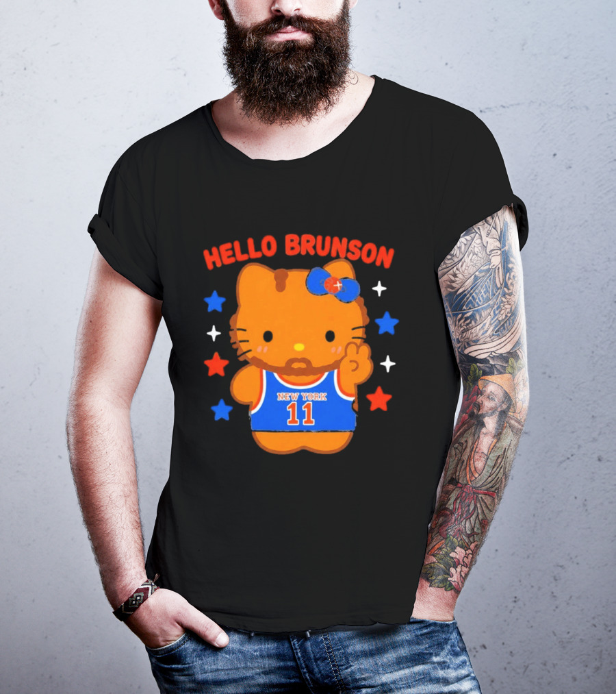 Hello Kitty Jalen Brunson New York 11 Collaboration T-Shirt