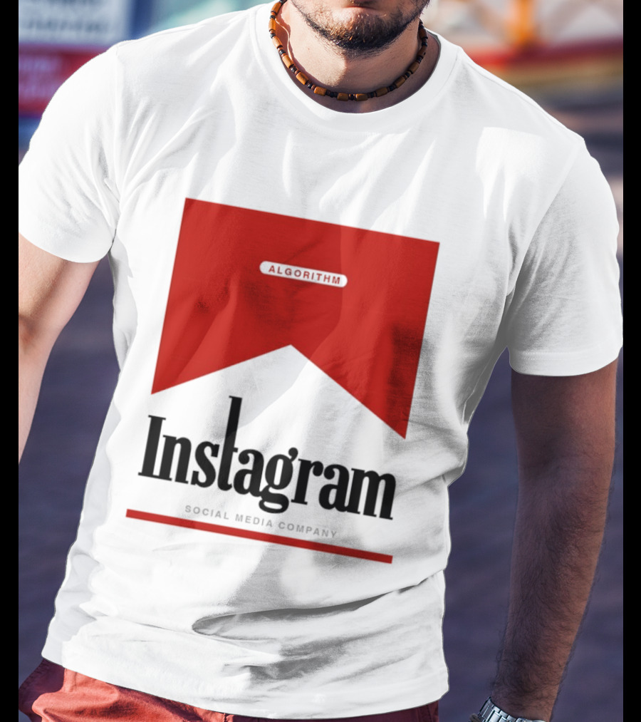 Instagram Social Media Company Algorithm Marlboro T-Shirt