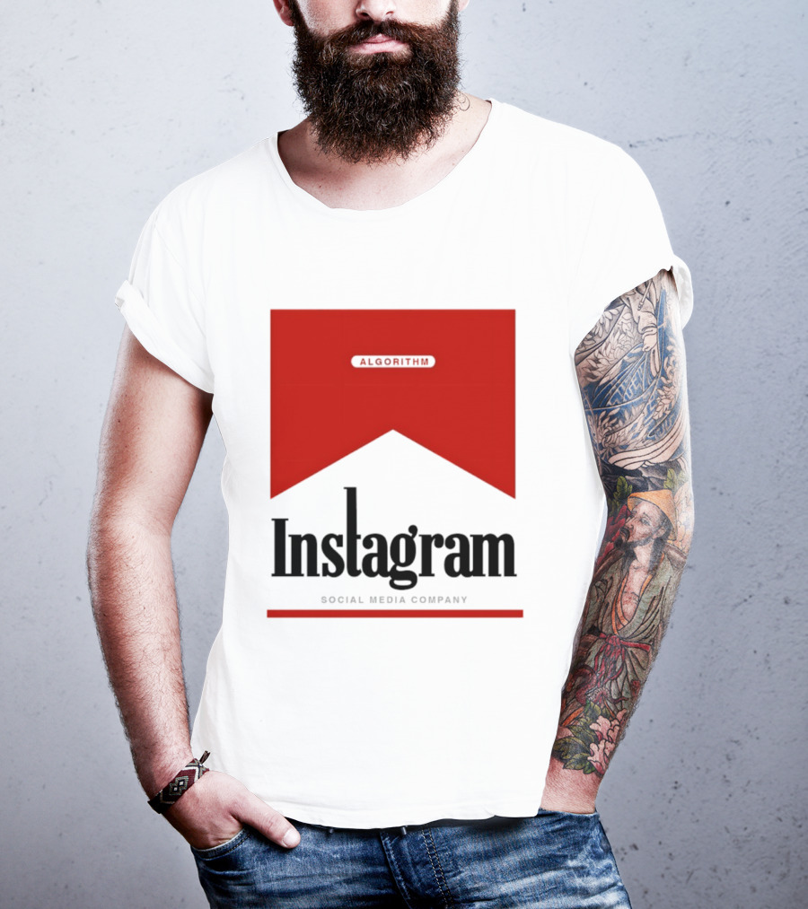 Instagram Social Media Company Algorithm Marlboro T-Shirt