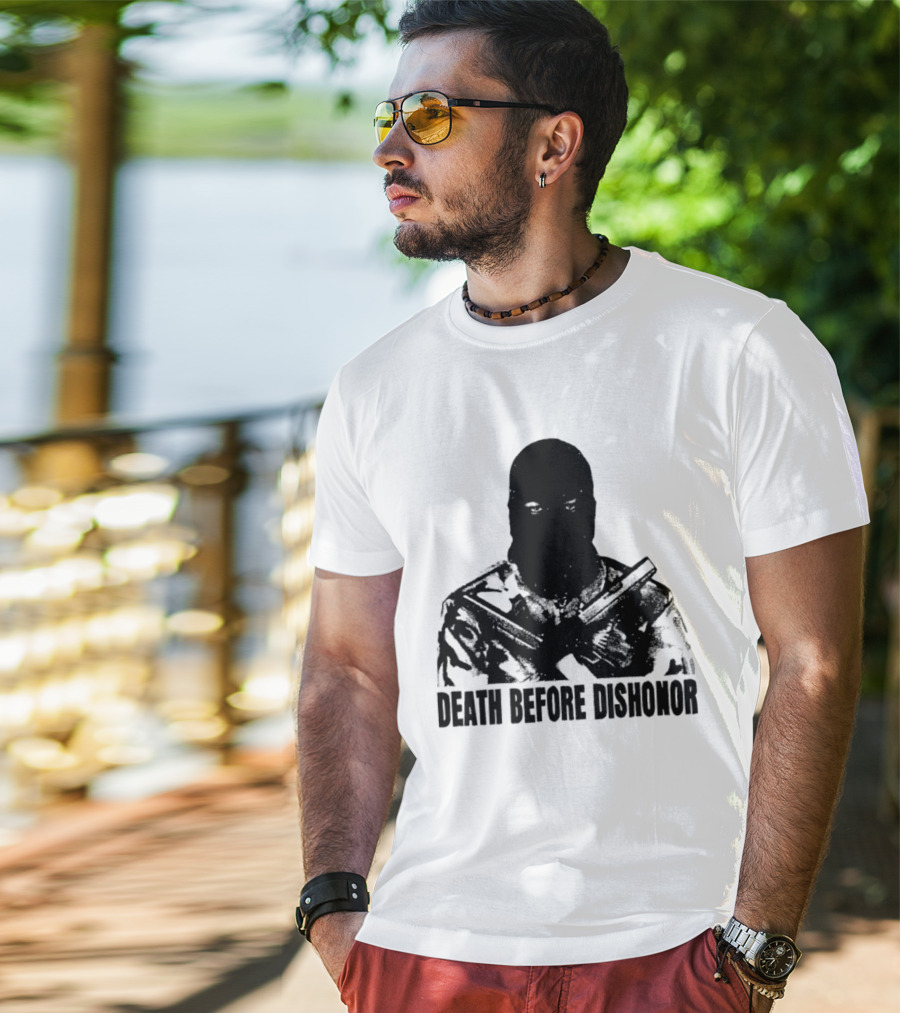 Death Before Dishonor Military Tactical Soldier T-Shirt