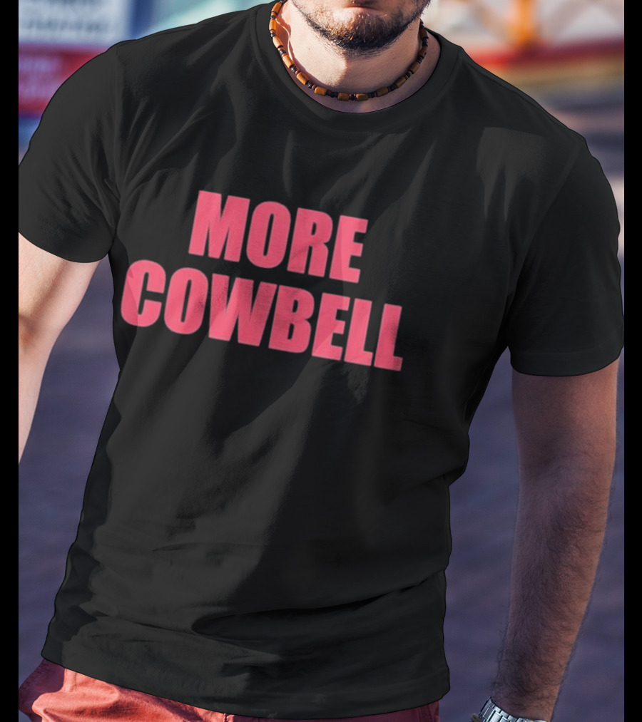 Mississippi State Bulldogs More Cowbell Football T-Shirt