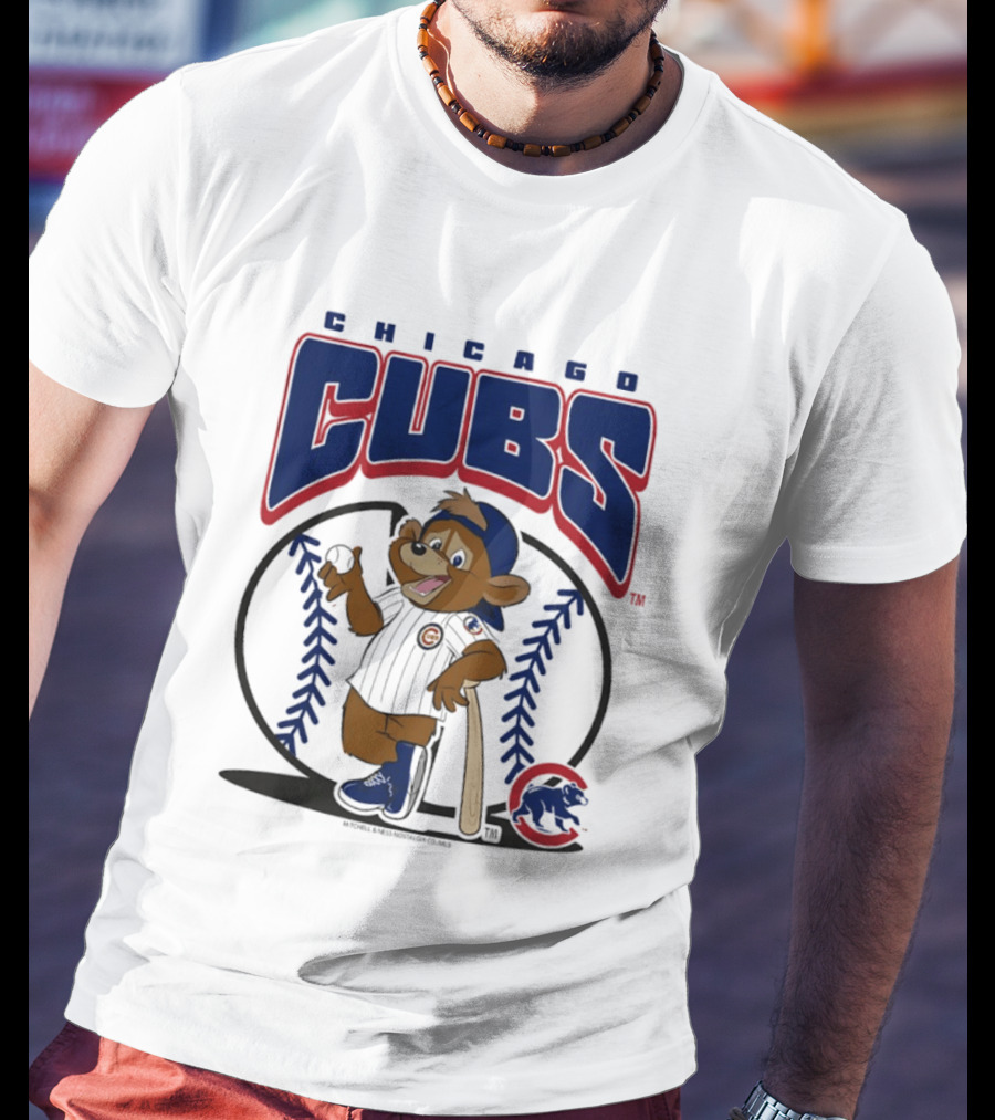 Chicago Cubs Clark The Cub MLB Baseball Character Logo 2026 T-Shirt