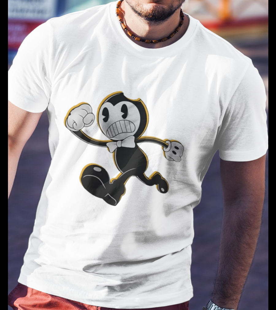 Nightmare Run Bendy Running Character Animation Game T-Shirt
