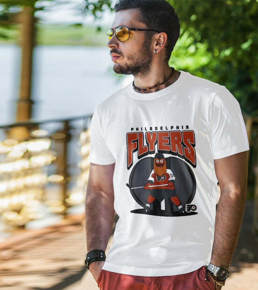 Philadelphia Flyers Gritty Mania NHL 2026 Hockey Mascot Fan Gear T-Shirt