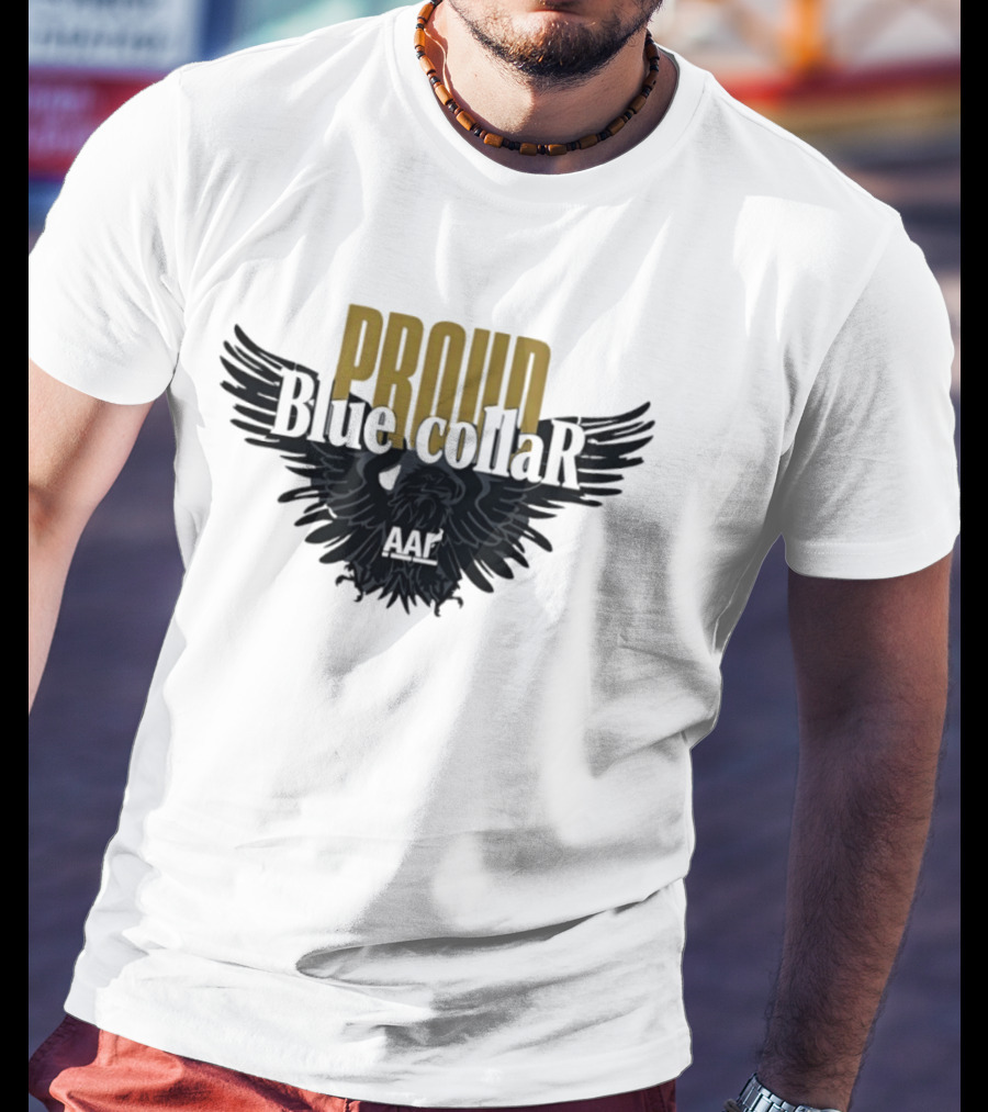 Proud Blue Collar AAF Eagle Worker T-Shirt