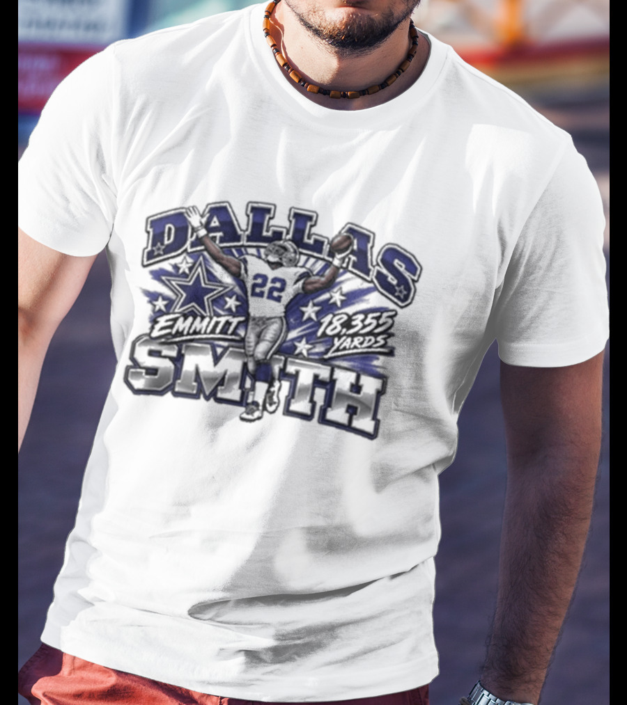 Dallas Emmitt Smith 22 Cheer Legacy T-Shirt