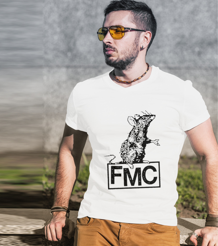 FMC Rat Rodent Sketch Drawing T-Shirt