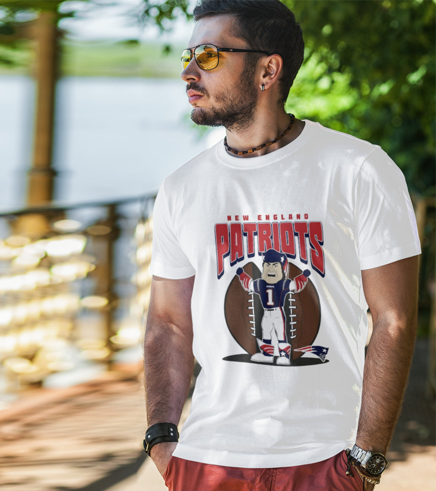 New England Patriots Pat Patriot Mania 2026 Football T-Shirt
