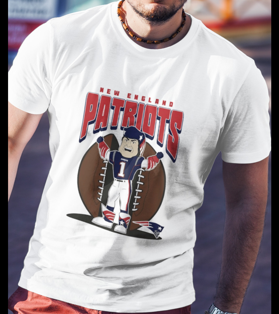 New England Patriots Pat Patriot Mania 2026 Football T-Shirt