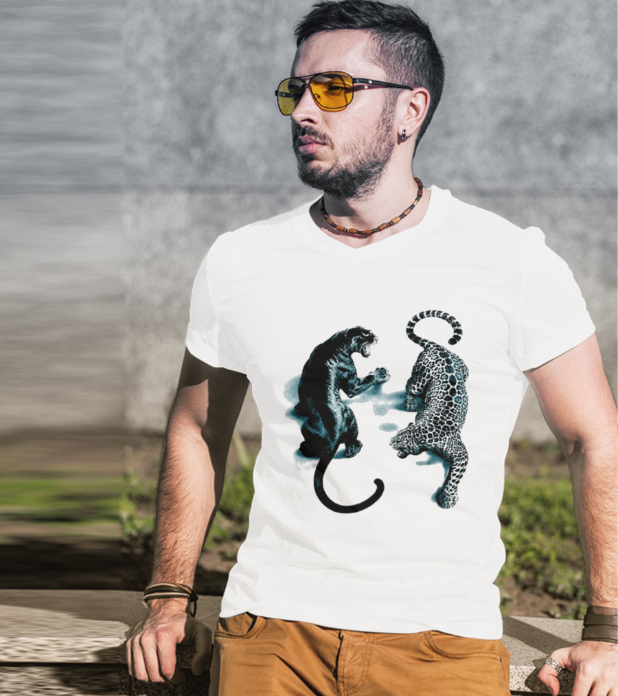 Panthers Vs Jaguars Big Cat Showdown T-Shirt