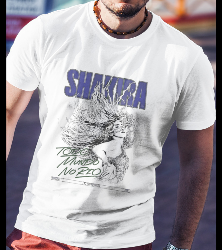 Shakira Todo Mundo No Rio Ao Vivo Brasil 2026 T-Shirt