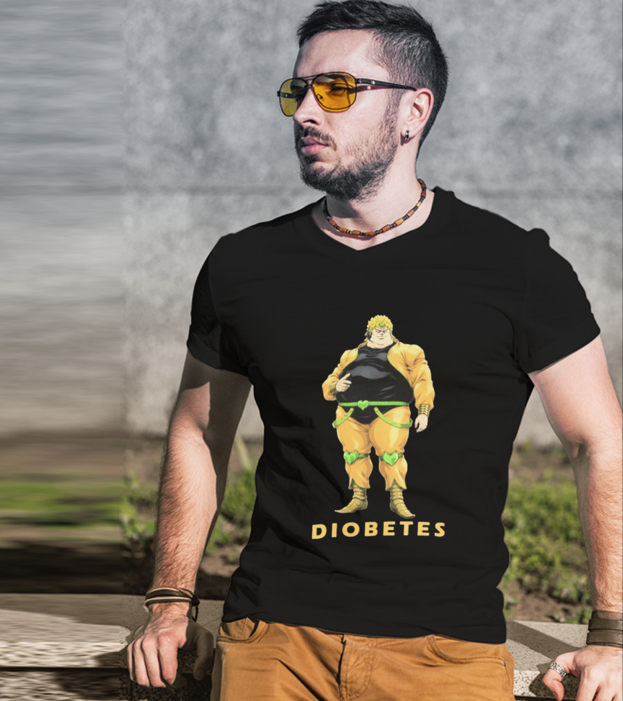 Diabetes Dio Brando JoJo's Bizarre Adventure Meme Characters T-Shirt