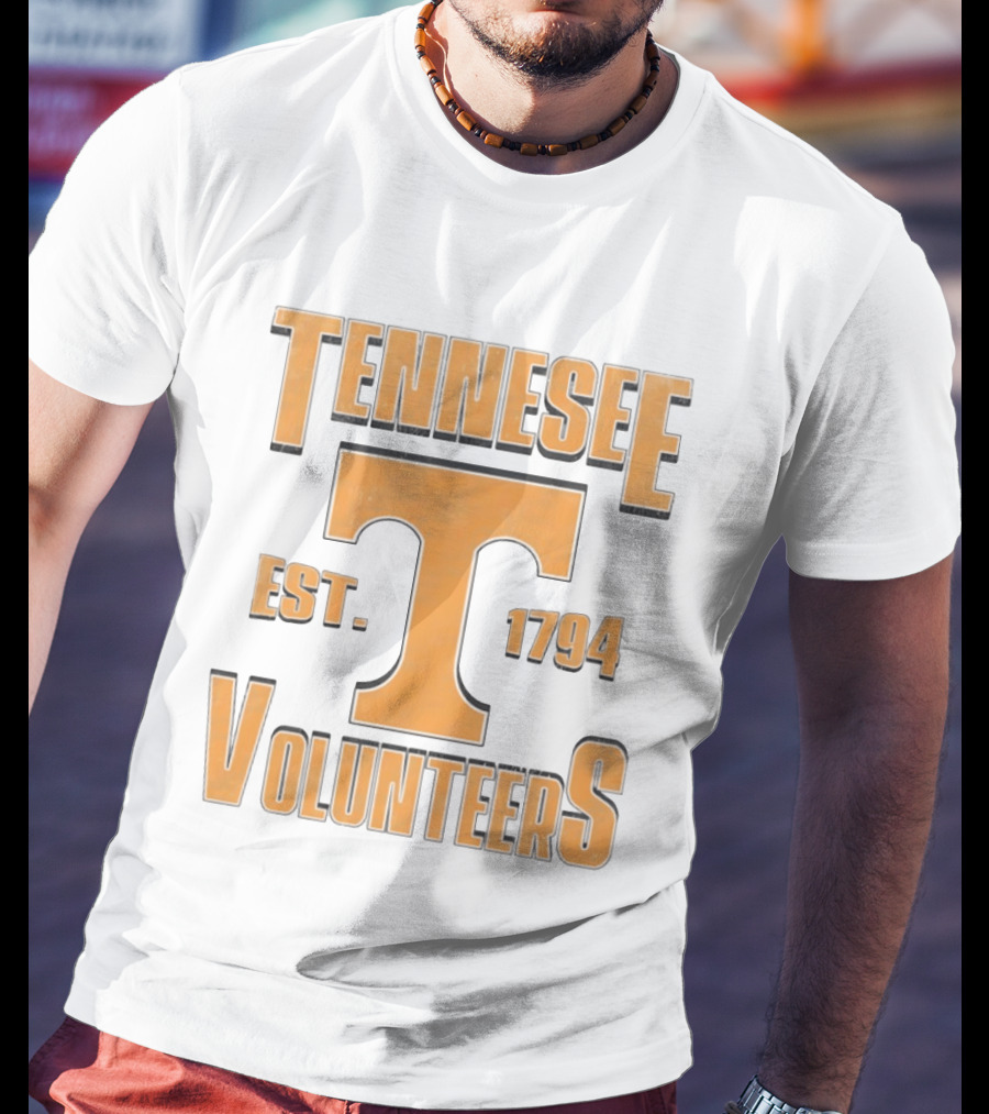 Tennessee Volunteers Est 1794 NCAA College Football Bold Orange T T-Shirt