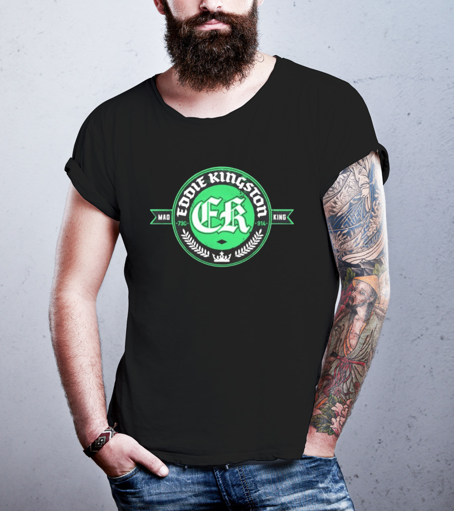 Eddie Kingston Mad King ER 73C 914 Crown Laurel T-Shirt