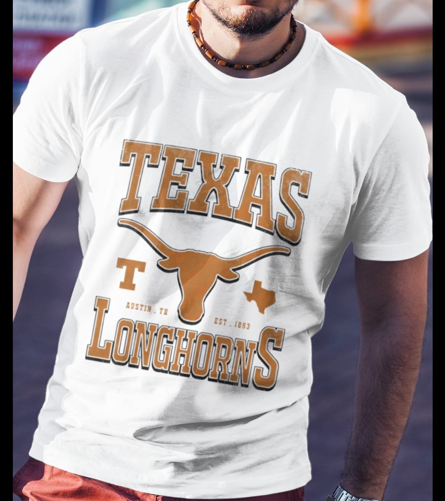 Texas Longhorns Austin TX Est 1883 Vintage Collegiate Spirit T-Shirt